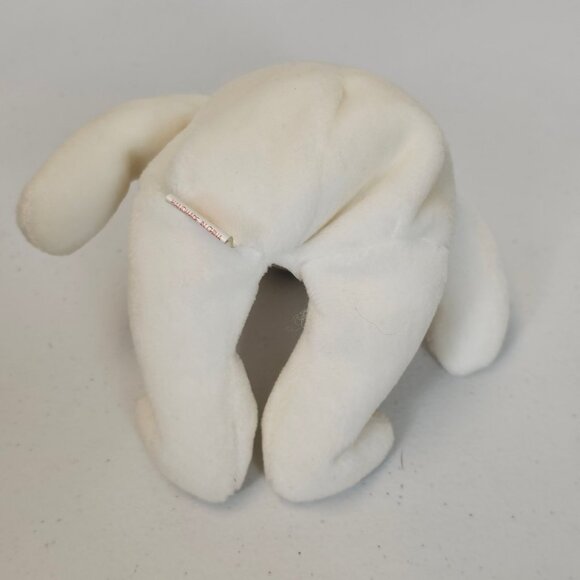 VTG 1993 TY Beanie Babies Collection "Valentino" White Teddy Bear Collectible - Picture 11 of 15